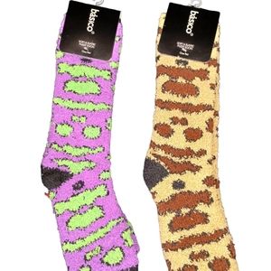 2 Pair of Basico Soft & Elastic Fuzzy Socks